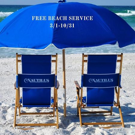 Nautilus 2408 Gulf View 2 Bedroom 4Th Floor Free Beach Service Fort Walton Beach Extérieur photo